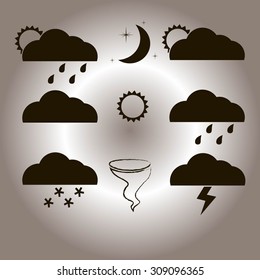 Weather Web Icons Set