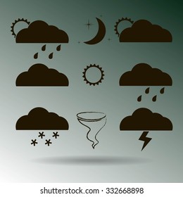 Weather Web Icons Set