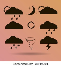 Weather Web Icons Set