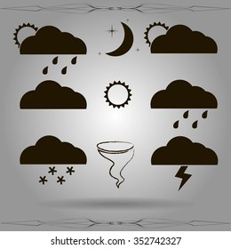 Weather Web Icons Set
