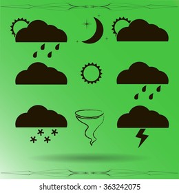 Weather Web Icons Set