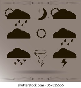 Weather Web Icons Set
