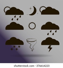 Weather Web Icons Set