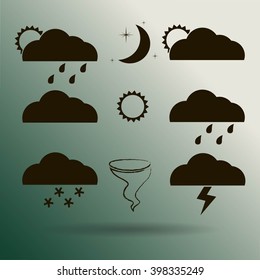 Weather Web Icons Set