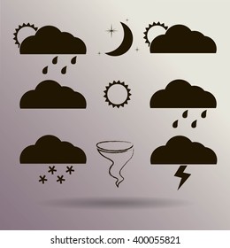 Weather Web Icons Set