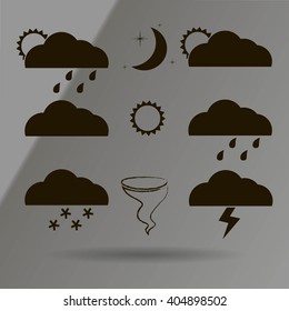 Weather Web Icons Set