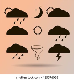 Weather Web Icons Set