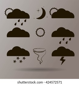 Weather Web Icons Set