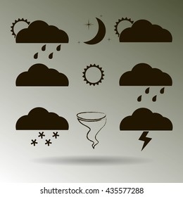 Weather Web Icons Set