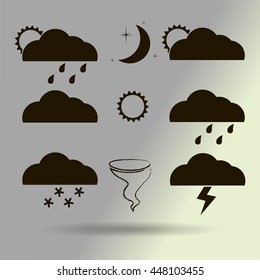Weather Web Icons Set