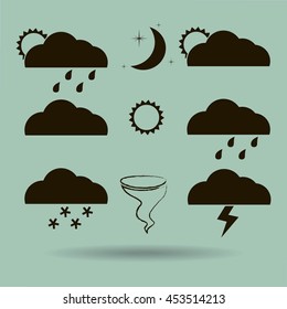 Weather Web Icons Set