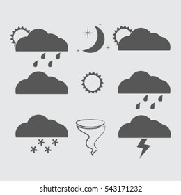Weather Web Icons Set