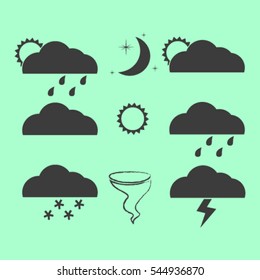 Weather Web Icons Set