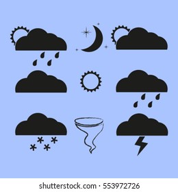 Weather Web Icons Set