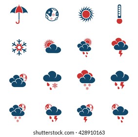 weather web icons for user interface design