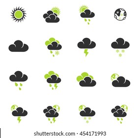 weather web icons for user interface design