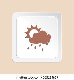 Weather Web vector icon