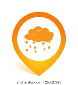 Weather Web vector icon