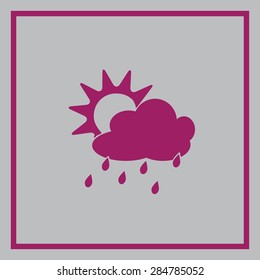 Weather Web vector icon