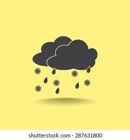 Weather Web vector icon