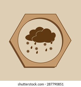 Weather Web vector icon