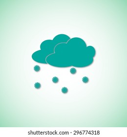 Weather Web vector icon