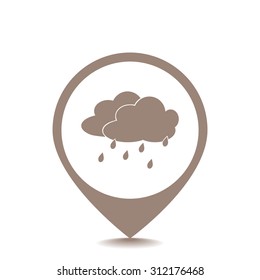 Weather Web vector icon