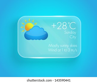 Weather widget