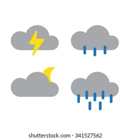 Weather widget and icons
