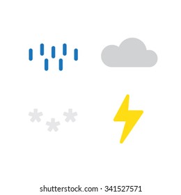 Weather widget and icons