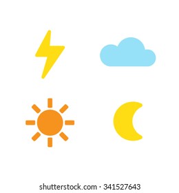 Weather widget and icons