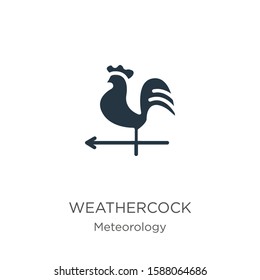 Weathercock icon vector. Trendy flat weathercock icon from meteorology collection isolated on white background. Vector illustration can be used for web and mobile graphic design, logo, eps10