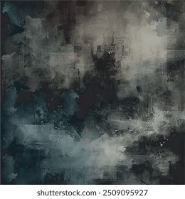 Weathered Abstract Design | Dark Abstract Texture | Moody Blue and Grey Background Grunge Texture Pattern Distressed Digital Art