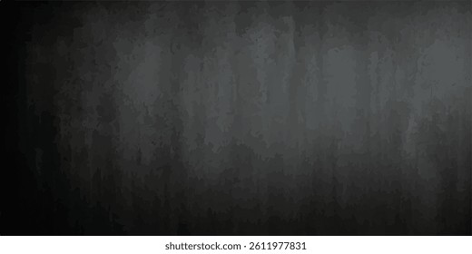 Weathered Black Chalkboard Texture on a Stony Grunge Concrete Wall Background, Offering Authentic Slate Visuals with a Moody Industrial Tone for Creative Use
