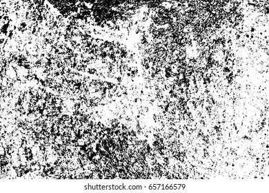 Weathered concrete wall. Rustic stone grit vector texture. Black stains and noise for distressed effect. Old worn vintage overlay. Black grit on old stone. Monochrome old concrete wall texture