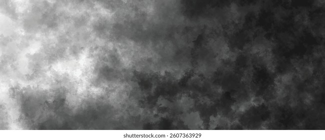 Weathered and distressed abstract watercolor background with black and gray textures

