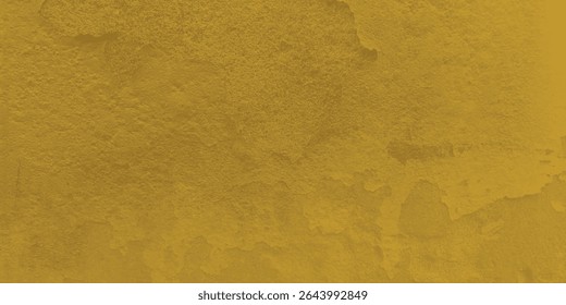 Fundo de gesso intemperizado em tons dourados quentes com detalhes de pintura intrincados e em flocos

