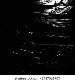 Weathered Surface Illustration Grunge Wall Black and White Darkness