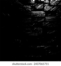 Weathered Surface Illustration Grunge Wall Black and White Darkness