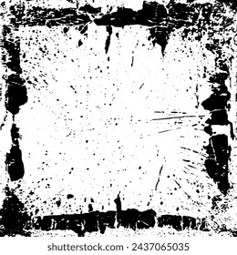 Ilustración de superficie meteorizada Patrón de pared de grunge oxidado naranja meteorizado
