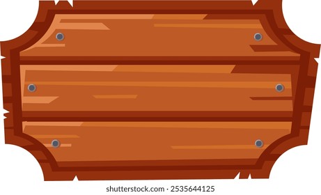Weathered wooden sign with nails, ideal for customizing with text or graphics, adding a vintage touch to design projects. Let your creativity shine on this aged backdrop.