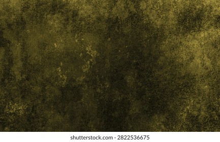 Weathered yellow concrete cement wall grunge modern interior design background featuring roughcast distressed details and empty copy space
