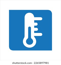 clima, temperatura, vector de icono de medida aislado en el fondo