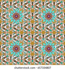Weave design element. Unusual flower shape oriental line. Decorative round ornament. Vector outline Mandala on background. Anti-stress therapy pattern. Yoga logo, background for meditation poster.