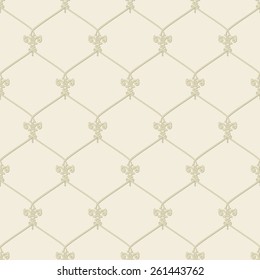 Weave ornamental vintage pattern. Seamless vector background