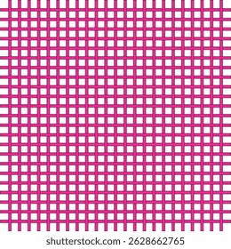 Weave pattern created from neon fuschia pink lines