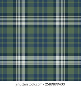 Weave seamless background vector, expensive fabric check tartan. Turkish textile pattern plaid texture in pastel and cyan colors palette.