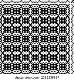 weave seamless pattern draft vector 