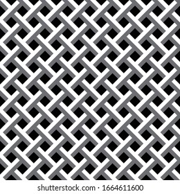 Weave Seamless Repeating Pattern Vector Illustration