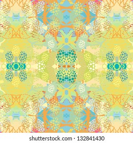 weaved floral pattern background